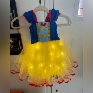 Light up Snow White Disney princess dress